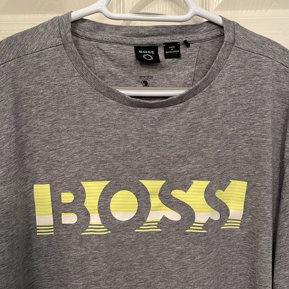 Boss Green Label Men's Logo T-Shirt Size Large - Picture 2 of 12